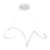 LEDTM® SPIRALE 61284 Μοντέρνο Κρεμαστό Φωτιστικό Οροφής LED 75W 8400lm 300° AC 220-240V IP20 Ρυθμιζόμενο Λευκό CCT με Χειριστήριο από 2700K έως 6000K Dimmable - Lumileds SMD Chip - Λευκό Ματ - Μ72 x Π25 x Υ30cm - 3 Χρόνια Εγγύηση - Image 5