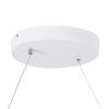 LEDTM® SPIRALE 61284 Μοντέρνο Κρεμαστό Φωτιστικό Οροφής LED 75W 8400lm 300° AC 220-240V IP20 Ρυθμιζόμενο Λευκό CCT με Χειριστήριο από 2700K έως 6000K Dimmable - Lumileds SMD Chip - Λευκό Ματ - Μ72 x Π25 x Υ30cm - 3 Χρόνια Εγγύηση - Image 7