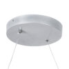 LEDTM® SPIRALE 61285 Μοντέρνο Κρεμαστό Φωτιστικό Οροφής LED 75W 8400lm 300° AC 220-240V IP20 Ρυθμιζόμενο Λευκό CCT με Χειριστήριο από 2700K έως 6000K Dimmable - Lumileds SMD Chip - Νίκελ Βούρτσας - Μ72 x Π25 x Υ30cm - 3 Χρόνια Εγγύηση - Image 7