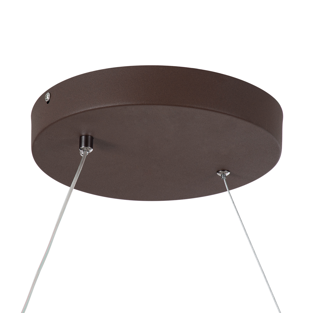 LEDTM® SPIRALE 61287 Μοντέρνο Κρεμαστό Φωτιστικό Οροφής LED 75W 8400lm 300° AC 220-240V IP20 Ρυθμιζόμενο Λευκό CCT με Χειριστήριο από 2700K έως 6000K Dimmable - Lumileds SMD Chip - Καφέ Ματ - Μ72 x Π25 x Υ30cm - 3 Χρόνια Εγγύηση - Image 7