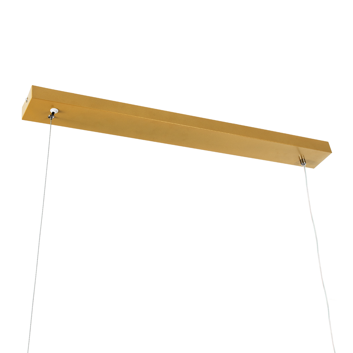 LEDTM® WINDY 61293 Μοντέρνο Κρεμαστό Φωτιστικό Οροφής LED 67W 7504lm 300° AC 220-240V IP20 Ρυθμιζόμενο Λευκό CCT με Χειριστήριο από 2700K έως 6000K Dimmable - Lumileds SMD Chip - Χρυσό Βούρτσας - Μ120 x Π4 x Υ30cm - 3 Χρόνια Εγγύηση - Image 8