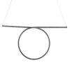 LEDTM® ROME 61294 Μοντέρνο Κρεμαστό Φωτιστικό Οροφής LED 24W 2640lm 200° AC 220-240V IP20 Ρυθμιζόμενο Λευκό CCT με On/Off 2700K/4500K/6000K - Lumileds SMD Chip - Μαύρο Ματ - Μ65.5 x Π4 x Υ33cm - 3 Χρόνια Εγγύηση - Image 6