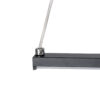 LEDTM® ROME 61294 Μοντέρνο Κρεμαστό Φωτιστικό Οροφής LED 24W 2640lm 200° AC 220-240V IP20 Ρυθμιζόμενο Λευκό CCT με On/Off 2700K/4500K/6000K - Lumileds SMD Chip - Μαύρο Ματ - Μ65.5 x Π4 x Υ33cm - 3 Χρόνια Εγγύηση - Image 9