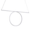 LEDTM® ROME 61295 Μοντέρνο Κρεμαστό Φωτιστικό Οροφής LED 24W 2640lm 200° AC 220-240V IP20 Ρυθμιζόμενο Λευκό CCT με On/Off 2700K/4500K/6000K - Lumileds SMD Chip - Λευκό Ματ - Μ65.5 x Π4 x Υ33cm - 3 Χρόνια Εγγύηση - Image 5