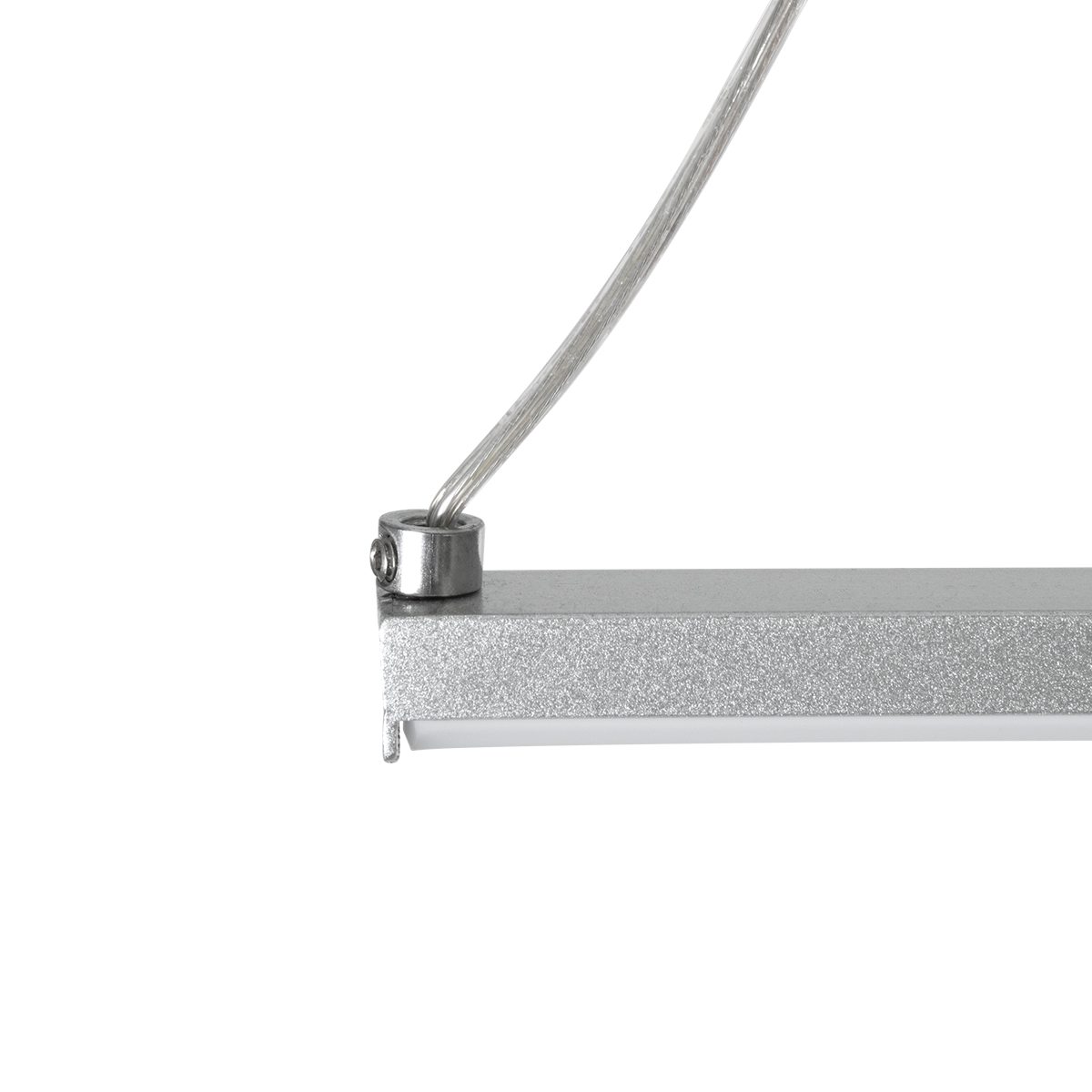 LEDTM® ROME 61296 Μοντέρνο Κρεμαστό Φωτιστικό Οροφής LED 24W 2640lm 200° AC 220-240V IP20 Ρυθμιζόμενο Λευκό CCT με On/Off 2700K/4500K/6000K - Lumileds SMD Chip - Νίκελ Βούρτσας - Μ65.5 x Π4 x Υ33cm - 3 Χρόνια Εγγύηση - Image 8