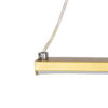 LEDTM® ROME 61297 Μοντέρνο Κρεμαστό Φωτιστικό Οροφής LED 24W 2640lm 200° AC 220-240V IP20 Ρυθμιζόμενο Λευκό CCT με On/Off 2700K/4500K/6000K - Lumileds SMD Chip - Χρυσό Βούρτσας - Μ65.5 x Π4 x Υ33cm - 3 Χρόνια Εγγύηση - Image 9