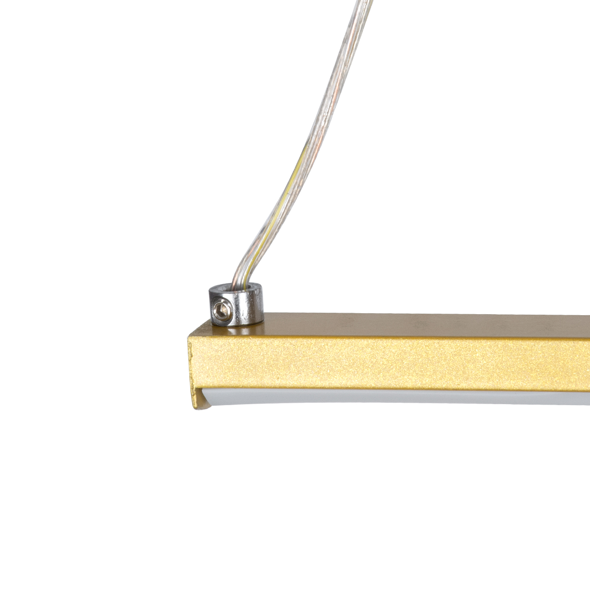LEDTM® ROME 61297 Μοντέρνο Κρεμαστό Φωτιστικό Οροφής LED 24W 2640lm 200° AC 220-240V IP20 Ρυθμιζόμενο Λευκό CCT με On/Off 2700K/4500K/6000K - Lumileds SMD Chip - Χρυσό Βούρτσας - Μ65.5 x Π4 x Υ33cm - 3 Χρόνια Εγγύηση - Image 9