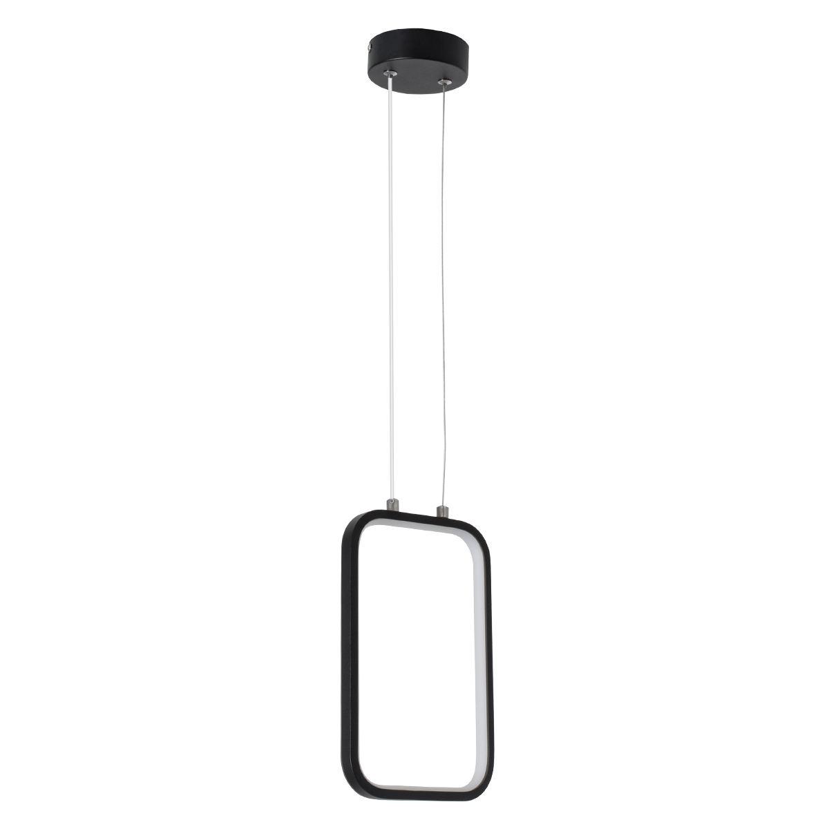 LEDTM® DEROBA 61298 Μοντέρνο Κρεμαστό Φωτιστικό Οροφής LED 12W 1320lm 360° AC 220-240V IP20 Ρυθμιζόμενο Λευκό CCT με On/Off 2700K/4500K/6000K - Lumileds SMD Chip - Μαύρο Ματ - Μ16 x Π1.6 x Υ25.5cm - 3 Χρόνια Εγγύηση - Image 4