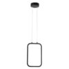 LEDTM® DEROBA 61298 Μοντέρνο Κρεμαστό Φωτιστικό Οροφής LED 12W 1320lm 360° AC 220-240V IP20 Ρυθμιζόμενο Λευκό CCT με On/Off 2700K/4500K/6000K - Lumileds SMD Chip - Μαύρο Ματ - Μ16 x Π1.6 x Υ25.5cm - 3 Χρόνια Εγγύηση - Image 5