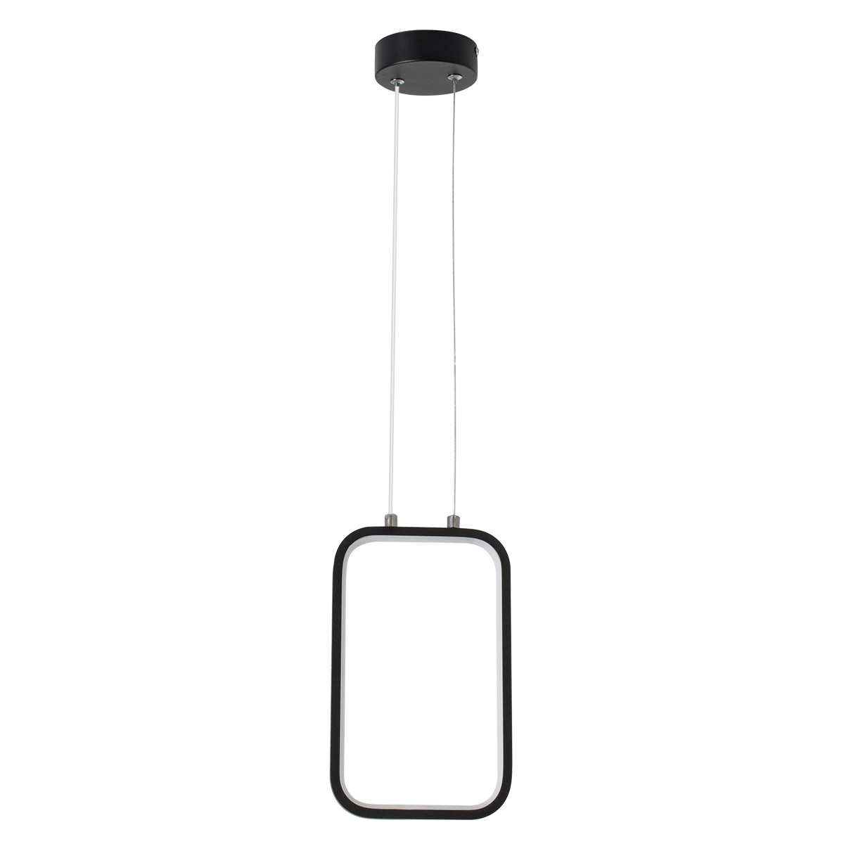 LEDTM® DEROBA 61298 Μοντέρνο Κρεμαστό Φωτιστικό Οροφής LED 12W 1320lm 360° AC 220-240V IP20 Ρυθμιζόμενο Λευκό CCT με On/Off 2700K/4500K/6000K - Lumileds SMD Chip - Μαύρο Ματ - Μ16 x Π1.6 x Υ25.5cm - 3 Χρόνια Εγγύηση - Image 5