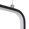 LEDTM® DEROBA 61298 Μοντέρνο Κρεμαστό Φωτιστικό Οροφής LED 12W 1320lm 360° AC 220-240V IP20 Ρυθμιζόμενο Λευκό CCT με On/Off 2700K/4500K/6000K - Lumileds SMD Chip - Μαύρο Ματ - Μ16 x Π1.6 x Υ25.5cm - 3 Χρόνια Εγγύηση - Image 7