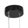 LEDTM® DEROBA 61298 Μοντέρνο Κρεμαστό Φωτιστικό Οροφής LED 12W 1320lm 360° AC 220-240V IP20 Ρυθμιζόμενο Λευκό CCT με On/Off 2700K/4500K/6000K - Lumileds SMD Chip - Μαύρο Ματ - Μ16 x Π1.6 x Υ25.5cm - 3 Χρόνια Εγγύηση - Image 8