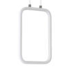 LEDTM® DEROBA 61299 Μοντέρνο Κρεμαστό Φωτιστικό Οροφής LED 12W 1320lm 360° AC 220-240V IP20 Ρυθμιζόμενο Λευκό CCT με On/Off 2700K/4500K/6000K - Lumileds SMD Chip - Λευκό Ματ - Μ16 x Π1.6 x Υ25.5cm - 3 Χρόνια Εγγύηση - Image 3