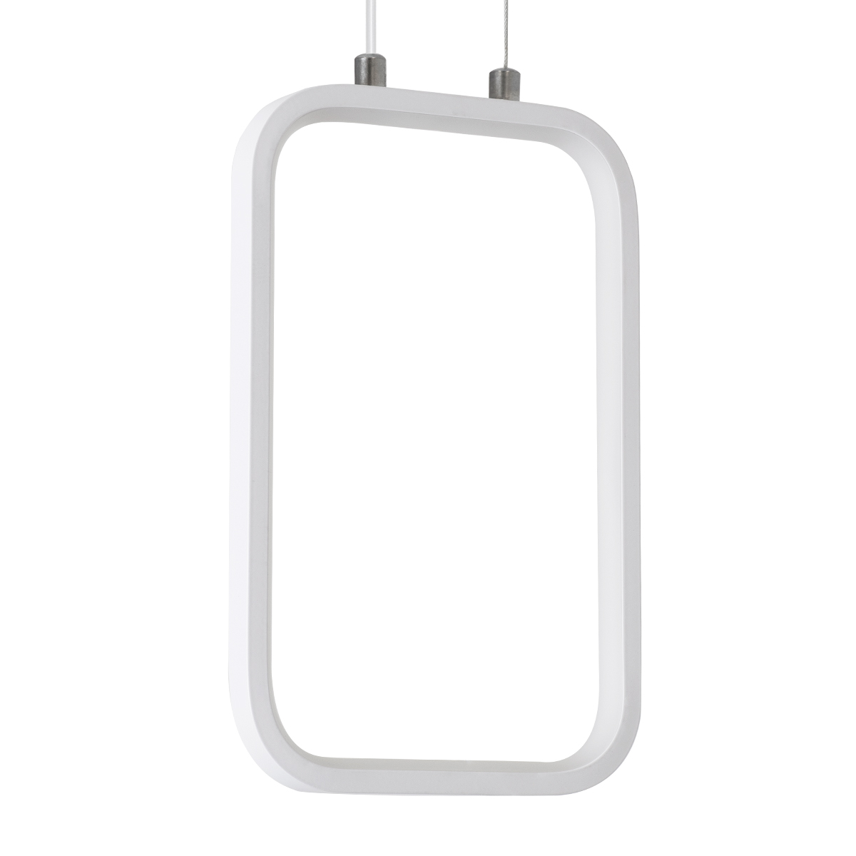 LEDTM® DEROBA 61299 Μοντέρνο Κρεμαστό Φωτιστικό Οροφής LED 12W 1320lm 360° AC 220-240V IP20 Ρυθμιζόμενο Λευκό CCT με On/Off 2700K/4500K/6000K - Lumileds SMD Chip - Λευκό Ματ - Μ16 x Π1.6 x Υ25.5cm - 3 Χρόνια Εγγύηση - Image 3