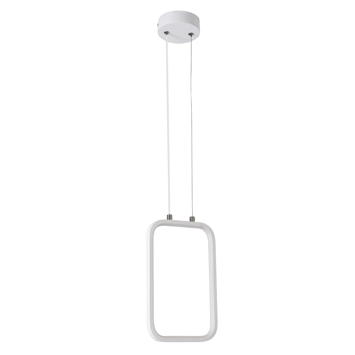 LEDTM® DEROBA 61299 Μοντέρνο Κρεμαστό Φωτιστικό Οροφής LED 12W 1320lm 360° AC 220-240V IP20 Ρυθμιζόμενο Λευκό CCT με On/Off 2700K/4500K/6000K - Lumileds SMD Chip - Λευκό Ματ - Μ16 x Π1.6 x Υ25.5cm - 3 Χρόνια Εγγύηση - Image 4