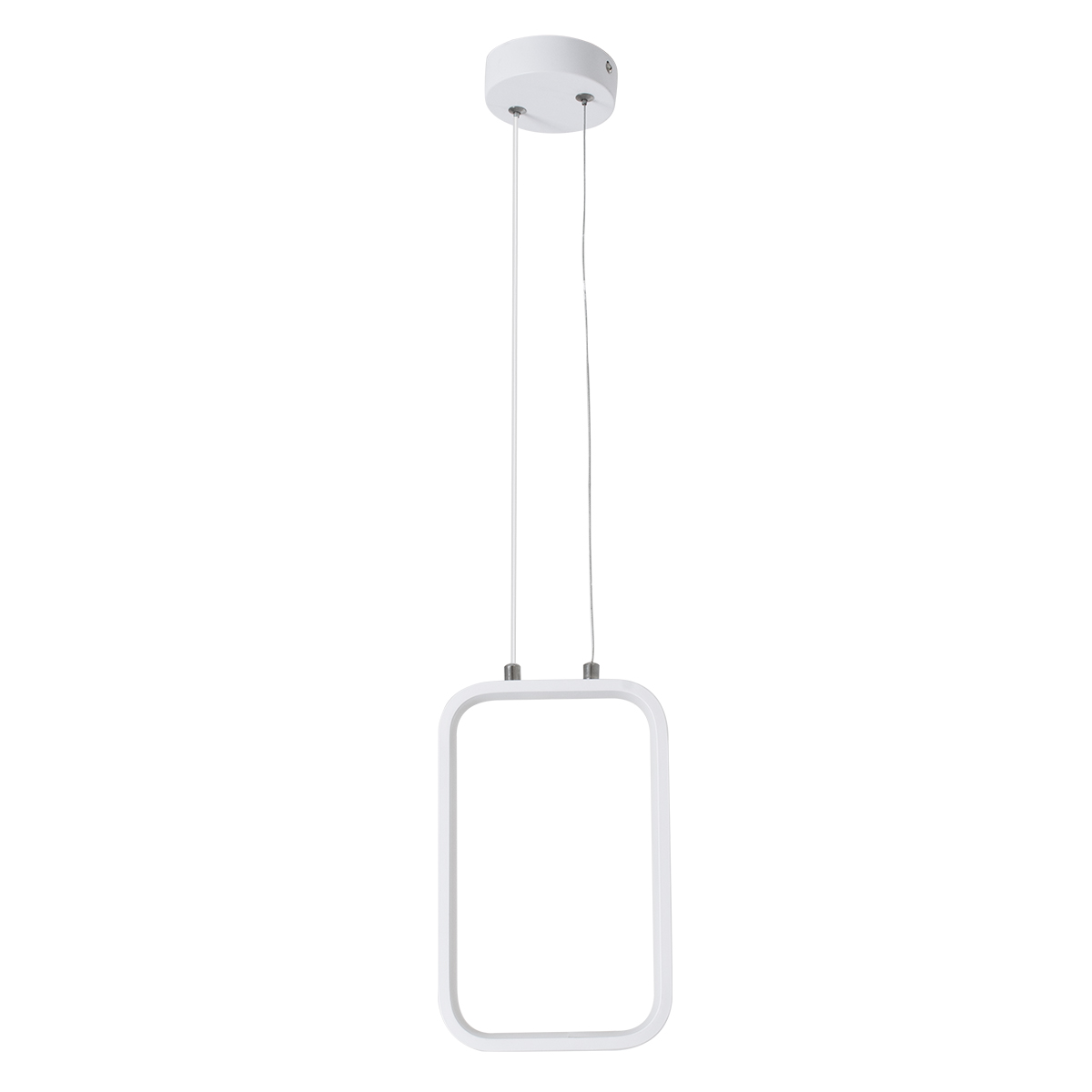 LEDTM® DEROBA 61299 Μοντέρνο Κρεμαστό Φωτιστικό Οροφής LED 12W 1320lm 360° AC 220-240V IP20 Ρυθμιζόμενο Λευκό CCT με On/Off 2700K/4500K/6000K - Lumileds SMD Chip - Λευκό Ματ - Μ16 x Π1.6 x Υ25.5cm - 3 Χρόνια Εγγύηση - Image 5