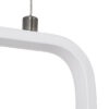 LEDTM® DEROBA 61299 Μοντέρνο Κρεμαστό Φωτιστικό Οροφής LED 12W 1320lm 360° AC 220-240V IP20 Ρυθμιζόμενο Λευκό CCT με On/Off 2700K/4500K/6000K - Lumileds SMD Chip - Λευκό Ματ - Μ16 x Π1.6 x Υ25.5cm - 3 Χρόνια Εγγύηση - Image 7