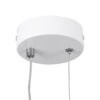 LEDTM® DEROBA 61299 Μοντέρνο Κρεμαστό Φωτιστικό Οροφής LED 12W 1320lm 360° AC 220-240V IP20 Ρυθμιζόμενο Λευκό CCT με On/Off 2700K/4500K/6000K - Lumileds SMD Chip - Λευκό Ματ - Μ16 x Π1.6 x Υ25.5cm - 3 Χρόνια Εγγύηση - Image 8