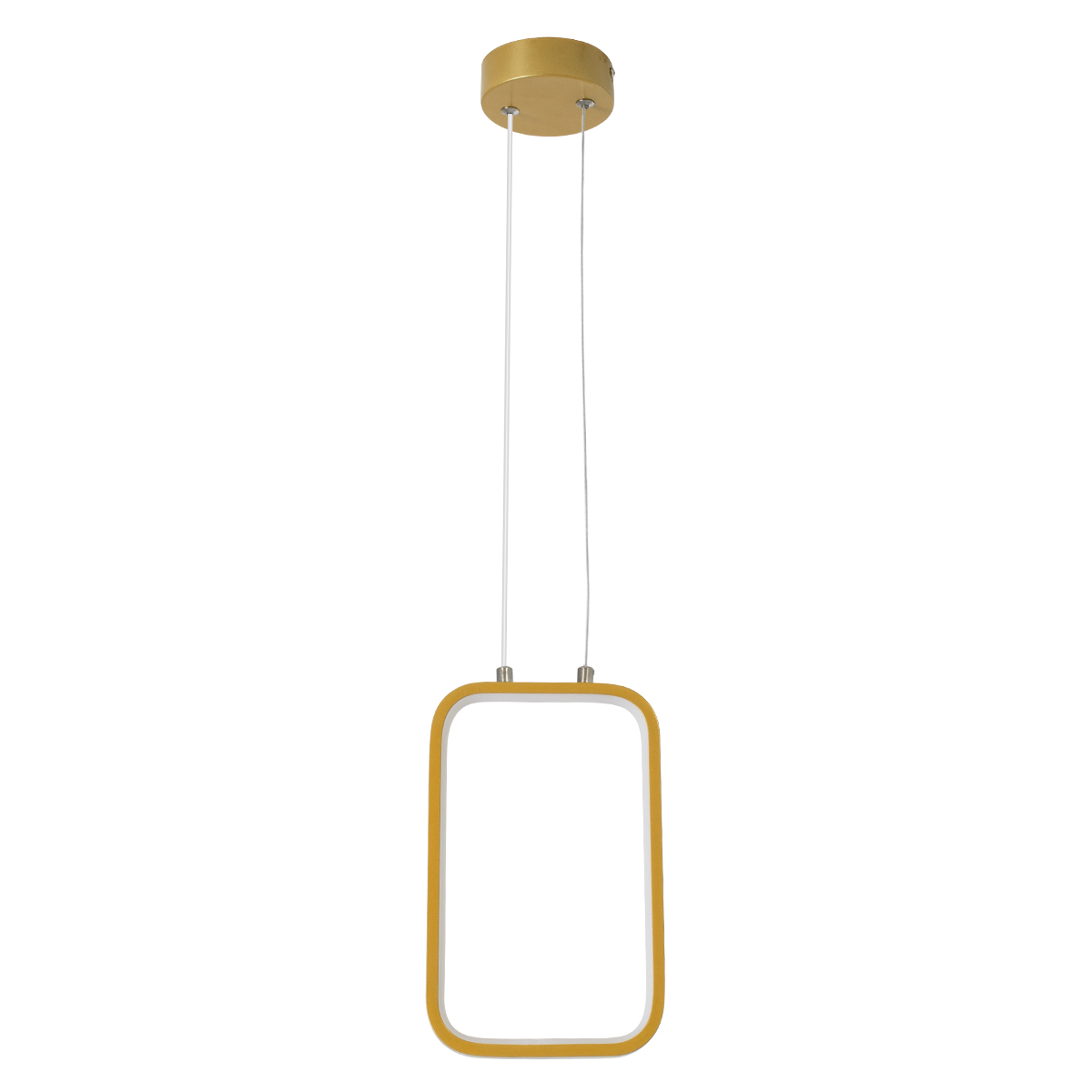LEDTM® DEROBA 61301 Μοντέρνο Κρεμαστό Φωτιστικό Οροφής LED 12W 1320lm 360° AC 220-240V IP20 Ρυθμιζόμενο Λευκό CCT με On/Off 2700K/4500K/6000K - Lumileds SMD Chip - Χρυσό Βούρτσας - Μ16 x Π1.6 x Υ25.5cm - 3 Χρόνια Εγγύηση - Image 5