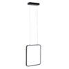 LEDTM® NEROBA 61302 Μοντέρνο Κρεμαστό Φωτιστικό Οροφής LED 18W 1980lm 360° AC 220-240V IP20 Ρυθμιζόμενο Λευκό CCT με On/Off 2700K/4500K/6000K - Lumileds SMD Chip - Μαύρο Ματ - Μ29 x Π2 x Υ36cm - 3 Χρόνια Εγγύηση - Image 4