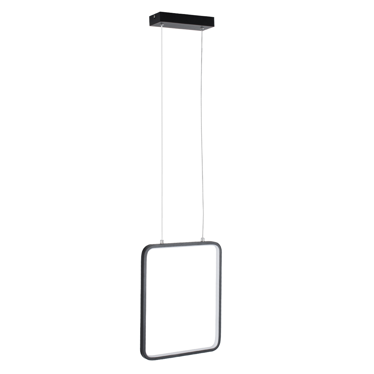 LEDTM® NEROBA 61302 Μοντέρνο Κρεμαστό Φωτιστικό Οροφής LED 18W 1980lm 360° AC 220-240V IP20 Ρυθμιζόμενο Λευκό CCT με On/Off 2700K/4500K/6000K - Lumileds SMD Chip - Μαύρο Ματ - Μ29 x Π2 x Υ36cm - 3 Χρόνια Εγγύηση - Image 4