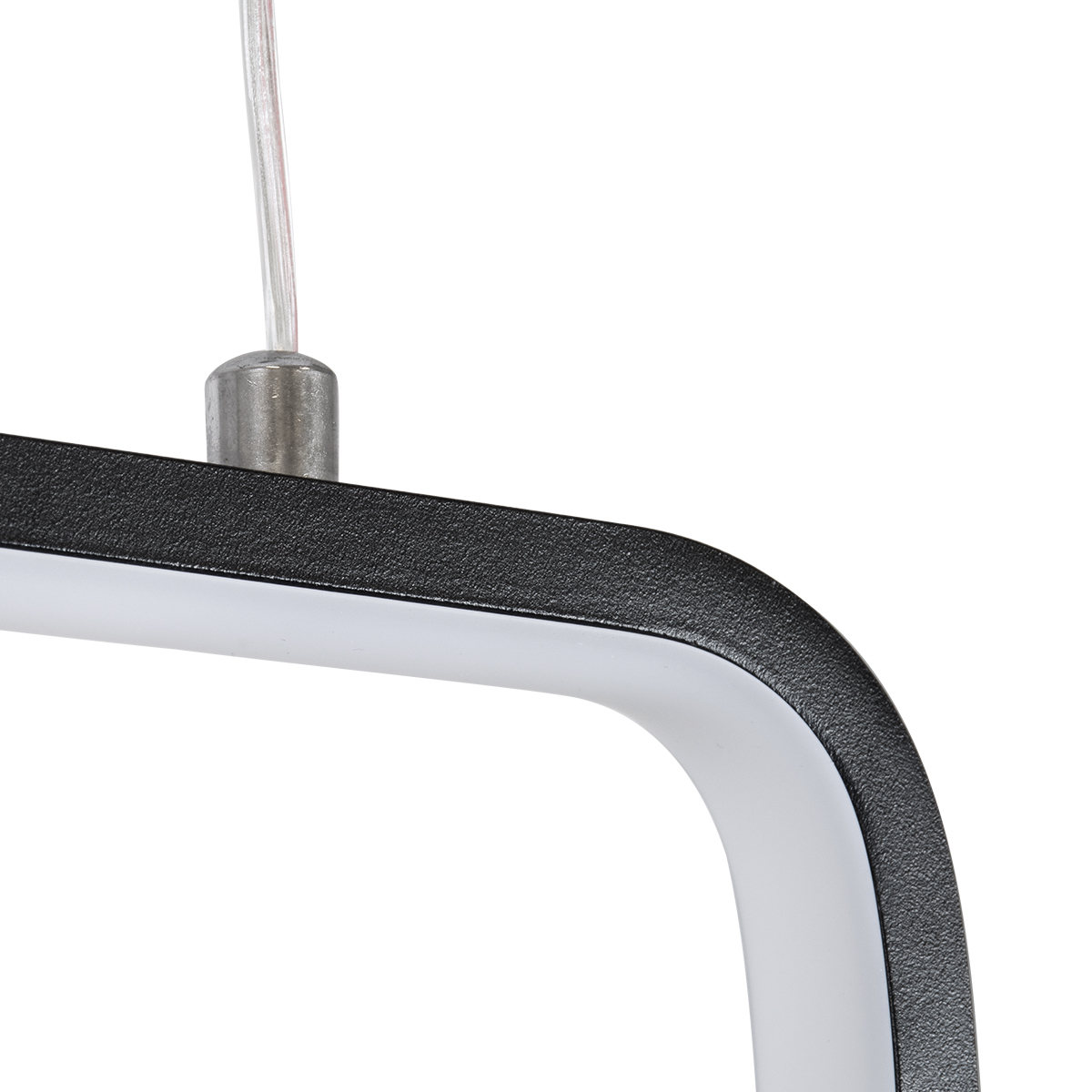 LEDTM® NEROBA 61302 Μοντέρνο Κρεμαστό Φωτιστικό Οροφής LED 18W 1980lm 360° AC 220-240V IP20 Ρυθμιζόμενο Λευκό CCT με On/Off 2700K/4500K/6000K - Lumileds SMD Chip - Μαύρο Ματ - Μ29 x Π2 x Υ36cm - 3 Χρόνια Εγγύηση - Image 7