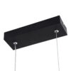 LEDTM® NEROBA 61302 Μοντέρνο Κρεμαστό Φωτιστικό Οροφής LED 18W 1980lm 360° AC 220-240V IP20 Ρυθμιζόμενο Λευκό CCT με On/Off 2700K/4500K/6000K - Lumileds SMD Chip - Μαύρο Ματ - Μ29 x Π2 x Υ36cm - 3 Χρόνια Εγγύηση - Image 8