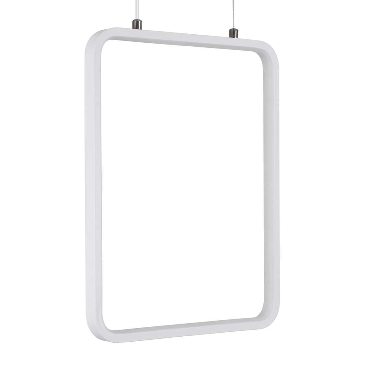 LEDTM® NEROBA 61303 Μοντέρνο Κρεμαστό Φωτιστικό Οροφής LED 18W 1980lm 360° AC 220-240V IP20 Ρυθμιζόμενο Λευκό CCT με On/Off 2700K/4500K/6000K - Lumileds SMD Chip - Λευκό Ματ - Μ29 x Π2 x Υ36cm - 3 Χρόνια Εγγύηση - Image 3