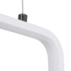 LEDTM® NEROBA 61303 Μοντέρνο Κρεμαστό Φωτιστικό Οροφής LED 18W 1980lm 360° AC 220-240V IP20 Ρυθμιζόμενο Λευκό CCT με On/Off 2700K/4500K/6000K - Lumileds SMD Chip - Λευκό Ματ - Μ29 x Π2 x Υ36cm - 3 Χρόνια Εγγύηση - Image 7