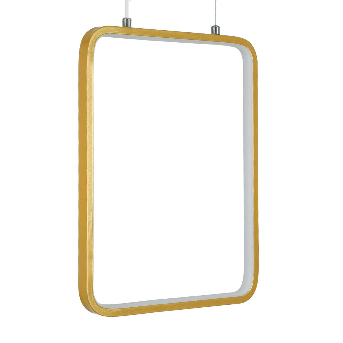 LEDTM® NEROBA 61305 Μοντέρνο Κρεμαστό Φωτιστικό Οροφής LED 18W 1980lm 360° AC 220-240V IP20 Ρυθμιζόμενο Λευκό CCT με On/Off 2700K/4500K/6000K - Lumileds SMD Chip - Χρυσό Βούρτσας - Μ29 x Π2 x Υ36cm - 3 Χρόνια Εγγύηση - Image 3