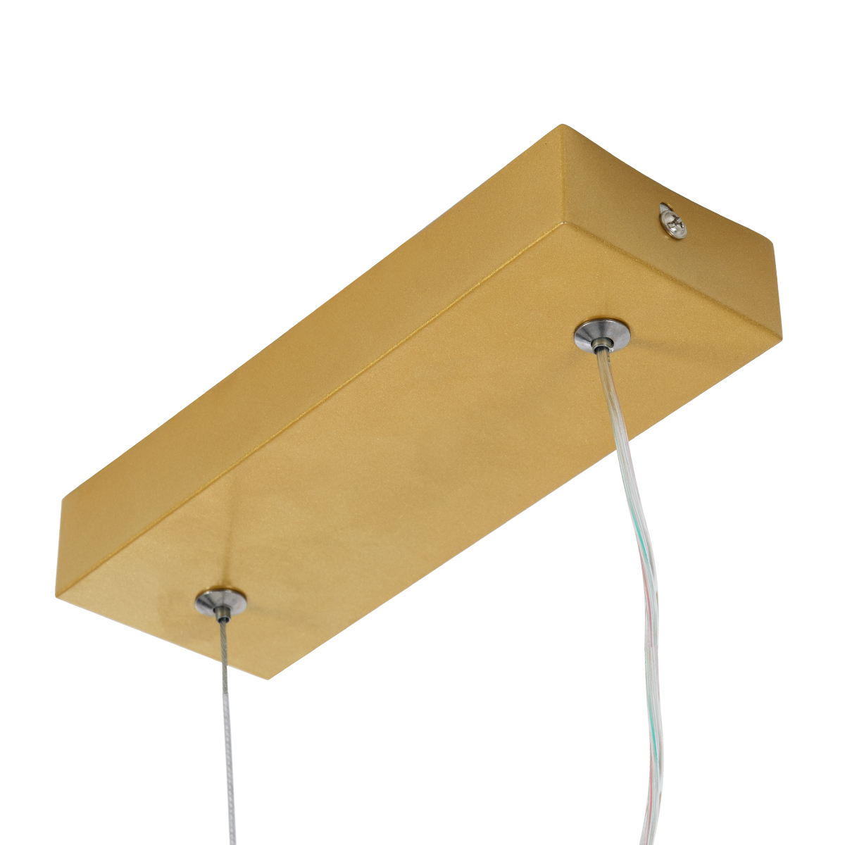 LEDTM® NEROBA 61305 Μοντέρνο Κρεμαστό Φωτιστικό Οροφής LED 18W 1980lm 360° AC 220-240V IP20 Ρυθμιζόμενο Λευκό CCT με On/Off 2700K/4500K/6000K - Lumileds SMD Chip - Χρυσό Βούρτσας - Μ29 x Π2 x Υ36cm - 3 Χρόνια Εγγύηση - Image 8