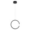 LEDTM® CEROBA 61306 Μοντέρνο Κρεμαστό Φωτιστικό Οροφής LED 12W 1320lm 360° AC 220-240V IP20 Ρυθμιζόμενο Λευκό CCT με On/Off 2700K/4500K/6000K - Lumileds SMD Chip - Μαύρο Ματ - Μ22 x Π2 x Υ22cm - 3 Χρόνια Εγγύηση - Image 5