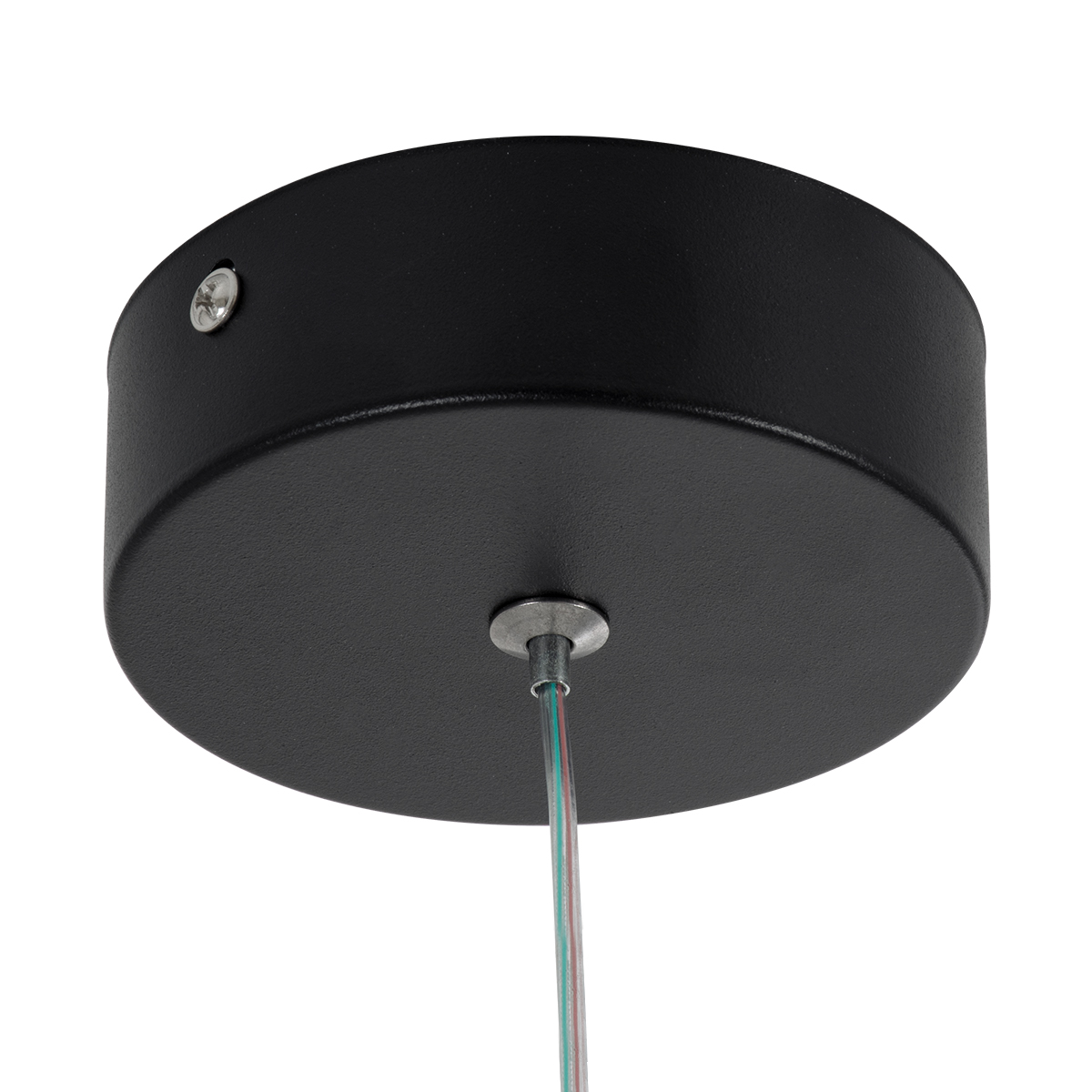 LEDTM® CEROBA 61306 Μοντέρνο Κρεμαστό Φωτιστικό Οροφής LED 12W 1320lm 360° AC 220-240V IP20 Ρυθμιζόμενο Λευκό CCT με On/Off 2700K/4500K/6000K - Lumileds SMD Chip - Μαύρο Ματ - Μ22 x Π2 x Υ22cm - 3 Χρόνια Εγγύηση - Image 7