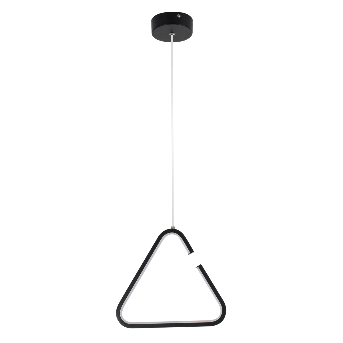 LEDTM® CEROBA 61307 Μοντέρνο Κρεμαστό Φωτιστικό Οροφής LED 12W 1320lm 360° AC 220-240V IP20 Ρυθμιζόμενο Λευκό CCT με On/Off 2700K/4500K/6000K - Lumileds SMD Chip - Μαύρο Ματ - Μ22 x Π2 x Υ22cm - 3 Χρόνια Εγγύηση - Image 5