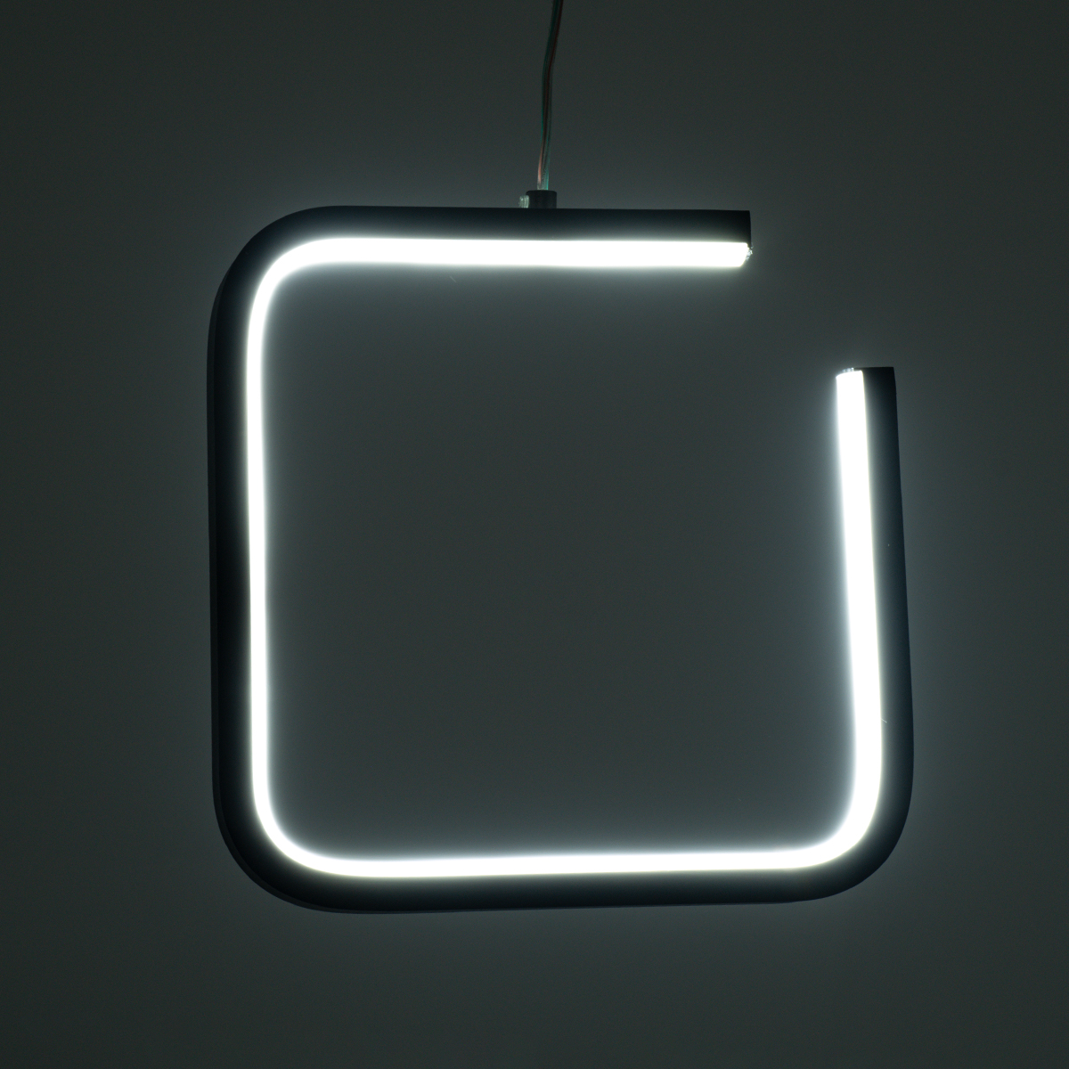 LEDTM® CEROBA 61308 Μοντέρνο Κρεμαστό Φωτιστικό Οροφής LED 12W 1320lm 360° AC 220-240V IP20 Ρυθμιζόμενο Λευκό CCT με On/Off 2700K/4500K/6000K - Lumileds SMD Chip - Μαύρο Ματ - Μ22 x Π2 x Υ22cm - 3 Χρόνια Εγγύηση - Image 11