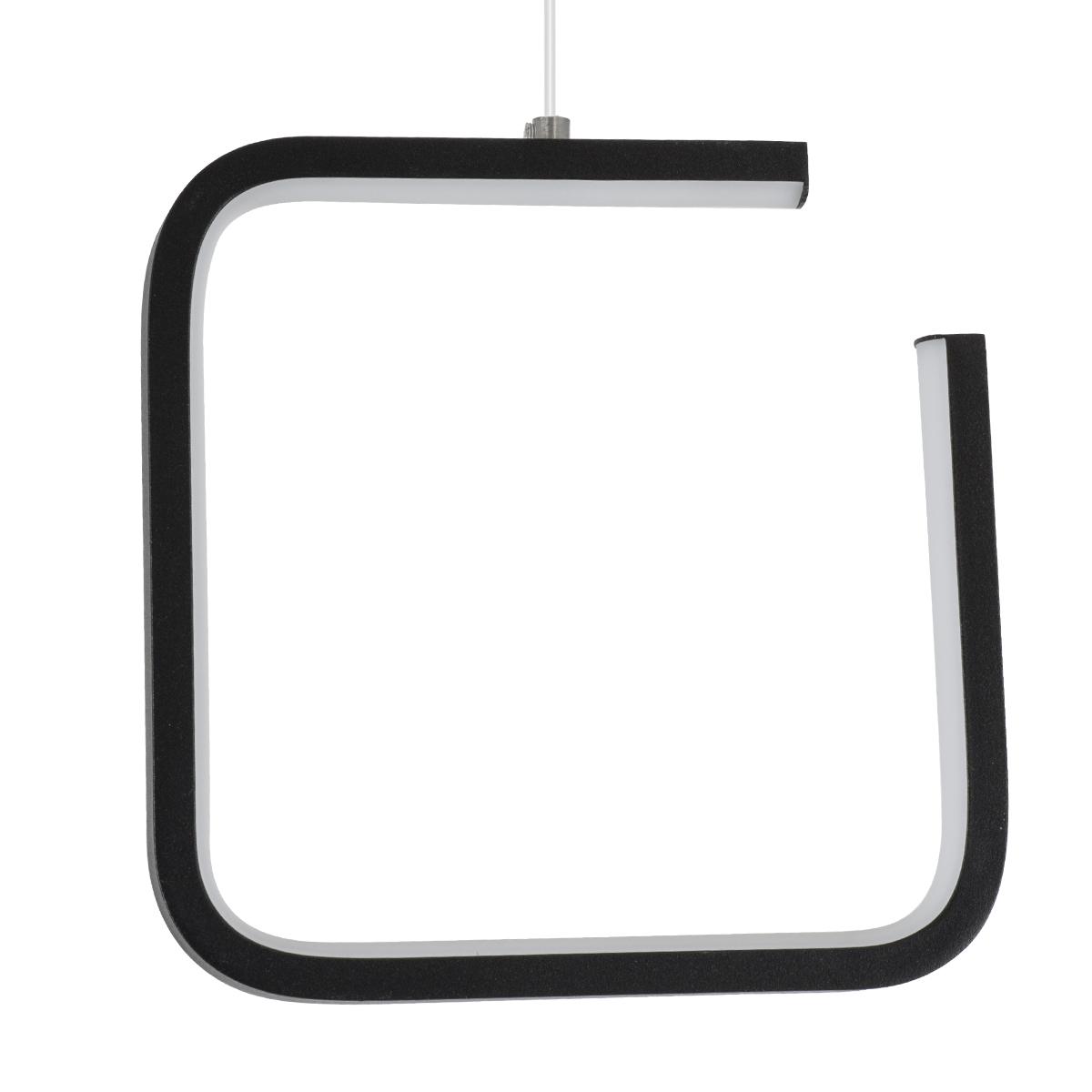 LEDTM® CEROBA 61308 Μοντέρνο Κρεμαστό Φωτιστικό Οροφής LED 12W 1320lm 360° AC 220-240V IP20 Ρυθμιζόμενο Λευκό CCT με On/Off 2700K/4500K/6000K - Lumileds SMD Chip - Μαύρο Ματ - Μ22 x Π2 x Υ22cm - 3 Χρόνια Εγγύηση - Image 6