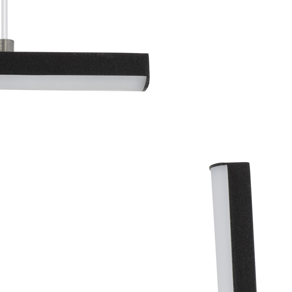 LEDTM® CEROBA 61308 Μοντέρνο Κρεμαστό Φωτιστικό Οροφής LED 12W 1320lm 360° AC 220-240V IP20 Ρυθμιζόμενο Λευκό CCT με On/Off 2700K/4500K/6000K - Lumileds SMD Chip - Μαύρο Ματ - Μ22 x Π2 x Υ22cm - 3 Χρόνια Εγγύηση - Image 8