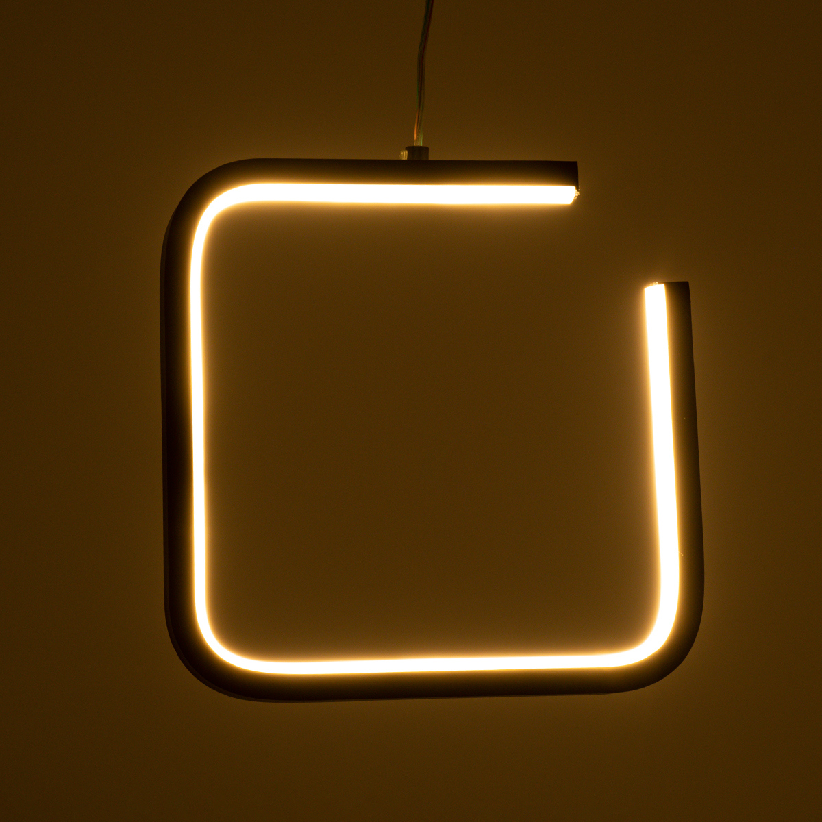 LEDTM® CEROBA 61308 Μοντέρνο Κρεμαστό Φωτιστικό Οροφής LED 12W 1320lm 360° AC 220-240V IP20 Ρυθμιζόμενο Λευκό CCT με On/Off 2700K/4500K/6000K - Lumileds SMD Chip - Μαύρο Ματ - Μ22 x Π2 x Υ22cm - 3 Χρόνια Εγγύηση - Image 9