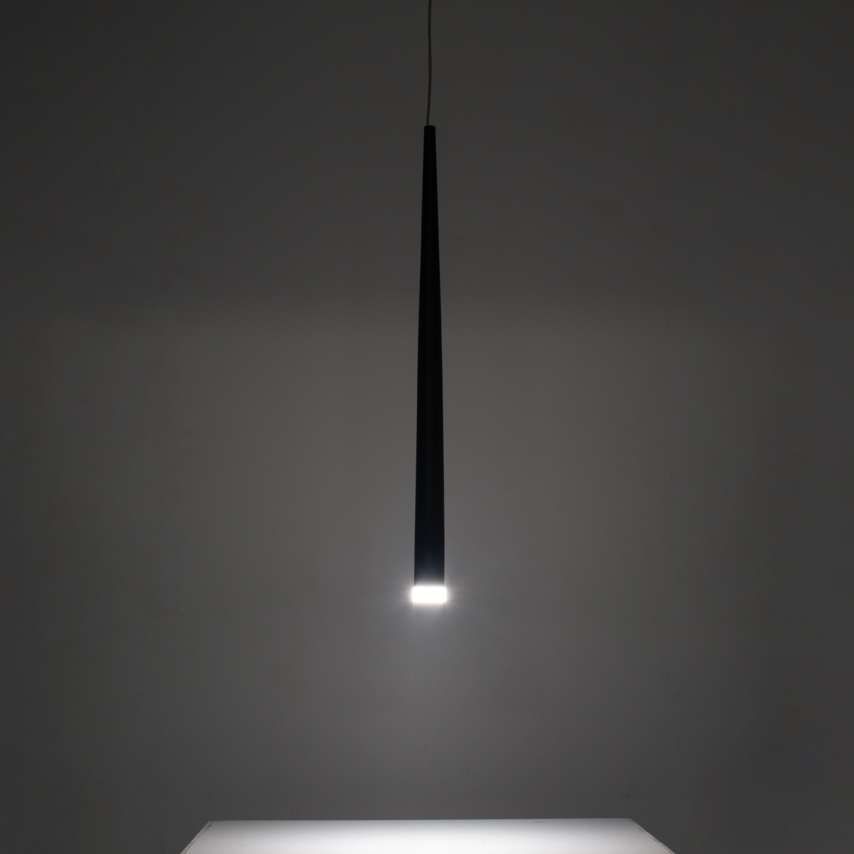 LEDTM® TEARS 61309 Μοντέρνο Κρεμαστό Φωτιστικό Οροφής LED 3W 330lm 180° AC 220-240V IP20 Ρυθμιζόμενο Λευκό CCT με On/Off 2700K/4500K/6000K Dimmable - Lumileds SMD Chip - Μαύρο Ματ - Μ3.2 x Π3.2 x Υ51.5cm - 3 Χρόνια Εγγύηση - Image 11