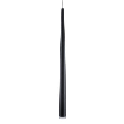 Alternative view of LEDTM® TEARS 61309 Μοντέρνο Κρεμαστό Φωτιστικό Οροφής LED 3W 330lm 180° AC 220-240V IP20 Ρυθμιζόμενο Λευκό CCT με On/Off 2700K/4500K/6000K Dimmable - Lumileds SMD Chip - Μαύρο Ματ - Μ3.2 x Π3.2 x Υ51.5cm - 3 Χρόνια Εγγύηση