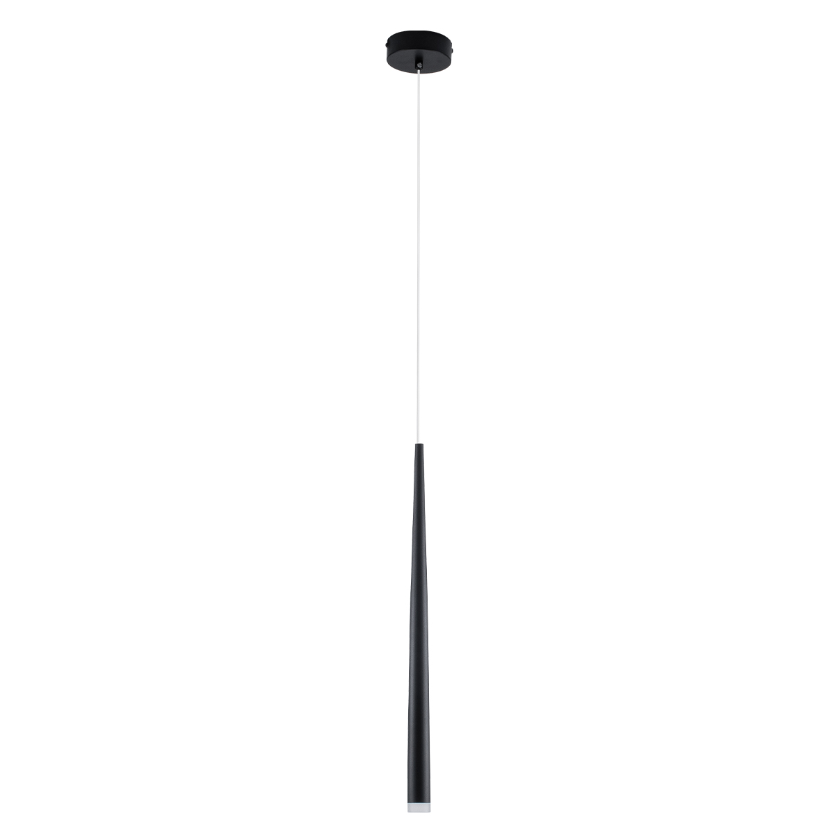 LEDTM® TEARS 61309 Μοντέρνο Κρεμαστό Φωτιστικό Οροφής LED 3W 330lm 180° AC 220-240V IP20 Ρυθμιζόμενο Λευκό CCT με On/Off 2700K/4500K/6000K Dimmable - Lumileds SMD Chip - Μαύρο Ματ - Μ3.2 x Π3.2 x Υ51.5cm - 3 Χρόνια Εγγύηση - Image 3
