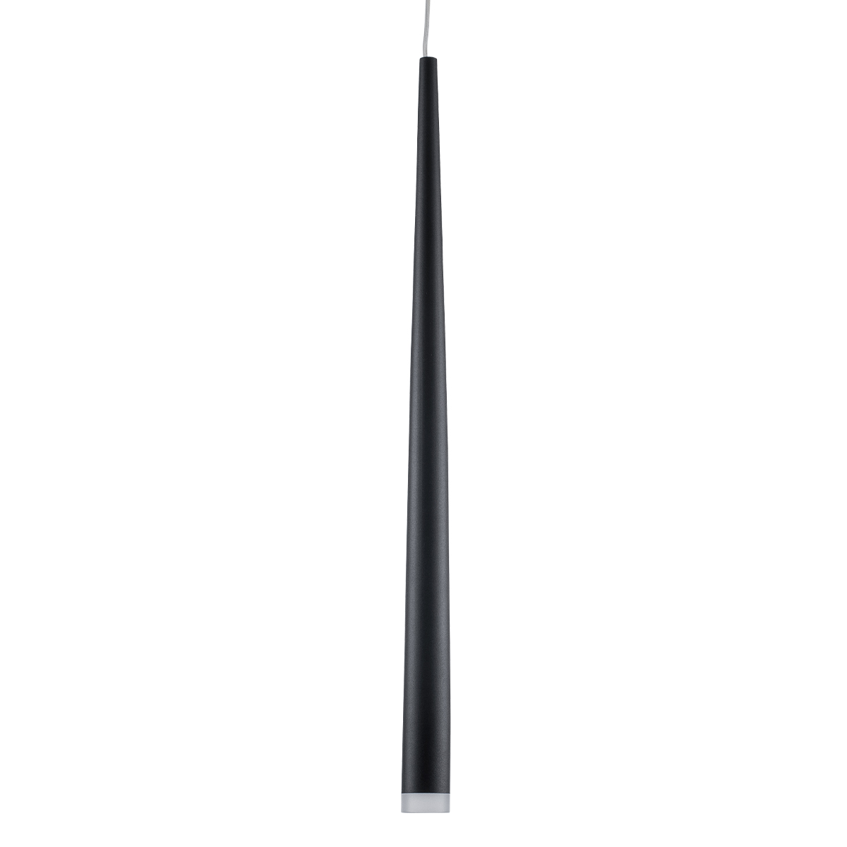 LEDTM® TEARS 61309 Μοντέρνο Κρεμαστό Φωτιστικό Οροφής LED 3W 330lm 180° AC 220-240V IP20 Ρυθμιζόμενο Λευκό CCT με On/Off 2700K/4500K/6000K Dimmable - Lumileds SMD Chip - Μαύρο Ματ - Μ3.2 x Π3.2 x Υ51.5cm - 3 Χρόνια Εγγύηση - Image 4