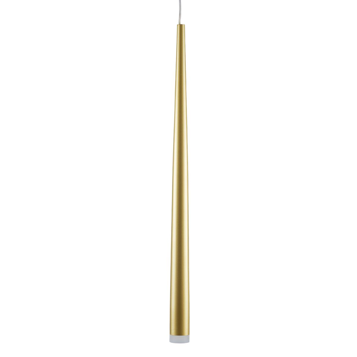 LEDTM® TEARS 61310 Μοντέρνο Κρεμαστό Φωτιστικό Οροφής LED 3W 330lm 180° AC 220-240V IP20 Ρυθμιζόμενο Λευκό CCT με On/Off 2700K/4500K/6000K - Lumileds SMD Chip - Χρυσό Βούρτσας - Μ3.2 x Π3.2 x Υ51.5cm - 3 Χρόνια Εγγύηση - Image 2