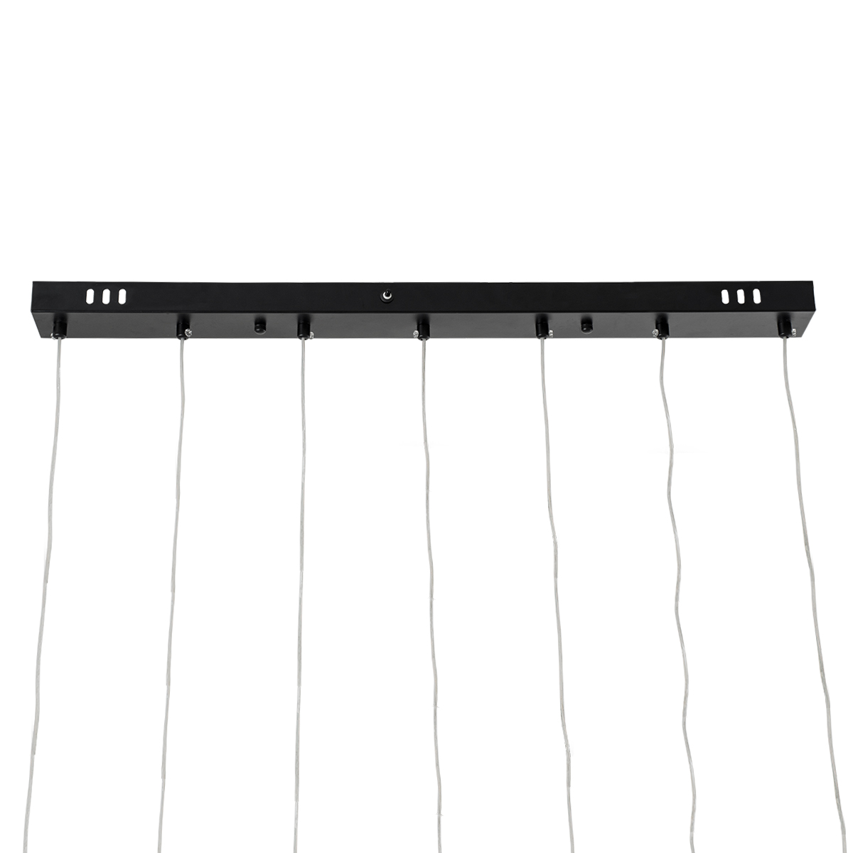 LEDTM® TEARS 61311 Μοντέρνο Κρεμαστό Φωτιστικό Οροφής LED 21W 2310lm 180° AC 220-240V IP20 Ρυθμιζόμενο Λευκό CCT με Χειριστήριο από 2700K έως 6000K Dimmable - Lumileds SMD Chip - Μαύρο Ματ - Μ70 x Π3.2 x Υ60cm - 3 Χρόνια Εγγύηση - Image 9