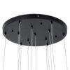 LEDTM® TEARS 61313 Μοντέρνο Κρεμαστό Φωτιστικό Οροφής LED 36W 3960lm 180° AC 220-240V IP20 Ρυθμιζόμενο Λευκό CCT με Χειριστήριο από 2700K έως 6000K Dimmable - Lumileds SMD Chip - Μαύρο - Μ60 x Π60 x Υ51.5cm - 3 Χρόνια Εγγύηση - Image 10