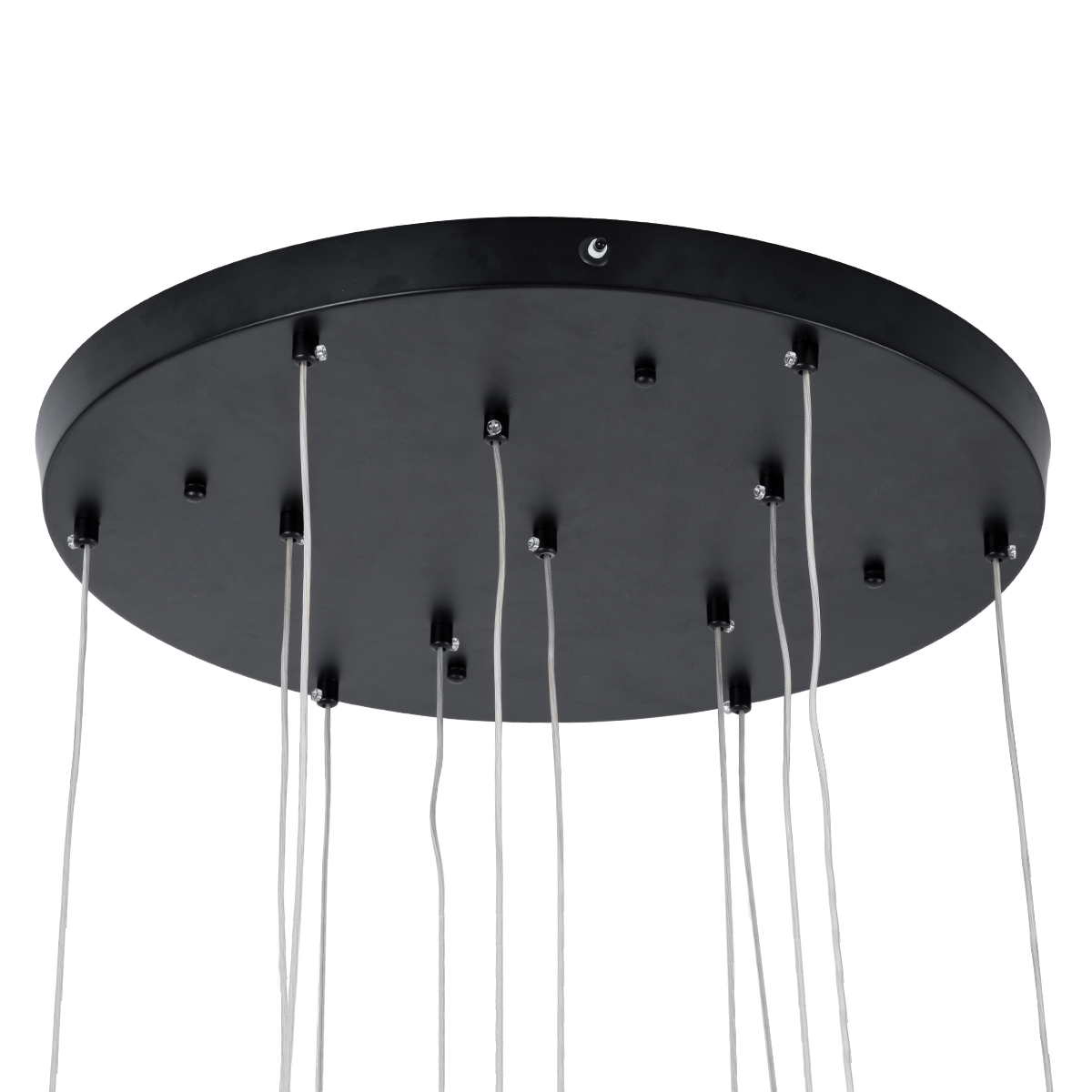 LEDTM® TEARS 61313 Μοντέρνο Κρεμαστό Φωτιστικό Οροφής LED 36W 3960lm 180° AC 220-240V IP20 Ρυθμιζόμενο Λευκό CCT με Χειριστήριο από 2700K έως 6000K Dimmable - Lumileds SMD Chip - Μαύρο - Μ60 x Π60 x Υ51.5cm - 3 Χρόνια Εγγύηση - Image 10