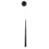 LEDTM® TEARS 61315 Μοντέρνο Φωτιστικό Τοίχου - Απλίκα LED 3W 330lm 180° AC 220-240V IP20 Ρυθμιζόμενο Λευκό CCT με On/Off 2700K/4500K/6000K - Lumileds SMD Chip - Μαύρο Ματ - Μ3.2 x Π3.2 x Υ51.5cm - 3 Χρόνια Εγγύηση - Image 2