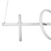 LEDTM® CIRCOLARE 61320 Μοντέρνο Κρεμαστό Φωτιστικό Οροφής LED 75W 8400lm 360° AC 220-240V IP20 Ρυθμιζόμενο Λευκό CCT με Χειριστήριο από 2700K έως 6000K Dimmable - Lumileds SMD Chip - Λευκό Ματ - Μ120 x Π25 x Υ25cm - 3 Χρόνια Εγγύηση - Image 7