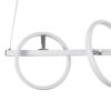 LEDTM® CIRCOLARE 61320 Μοντέρνο Κρεμαστό Φωτιστικό Οροφής LED 75W 8400lm 360° AC 220-240V IP20 Ρυθμιζόμενο Λευκό CCT με Χειριστήριο από 2700K έως 6000K Dimmable - Lumileds SMD Chip - Λευκό Ματ - Μ120 x Π25 x Υ25cm - 3 Χρόνια Εγγύηση - Image 8