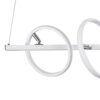 LEDTM® CIRCOLARE 61320 Μοντέρνο Κρεμαστό Φωτιστικό Οροφής LED 75W 8400lm 360° AC 220-240V IP20 Ρυθμιζόμενο Λευκό CCT με Χειριστήριο από 2700K έως 6000K Dimmable - Lumileds SMD Chip - Λευκό Ματ - Μ120 x Π25 x Υ25cm - 3 Χρόνια Εγγύηση - Image 9